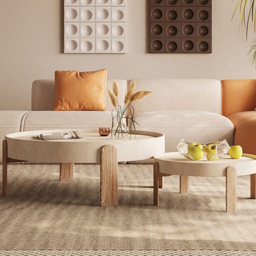 Merle Nesting Coffee Table Set, Wooden - Image 3
