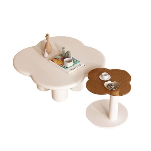Persis Coffee Table Set, Cream & Tan - Image 5