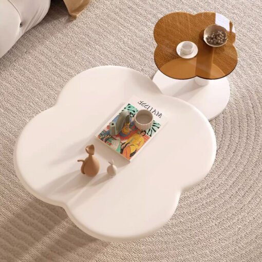 Persis Coffee Table Set, Cream & Tan - Image 4