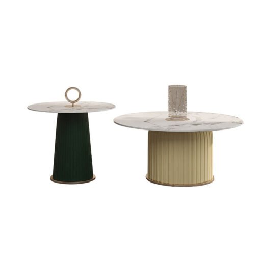Erica Coffee Table Set, Black & Yellow - Image 4