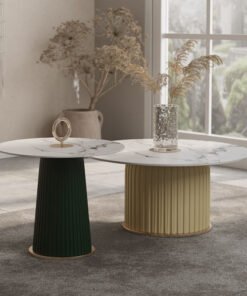 Erica Coffee Table Set, Black & Yellow