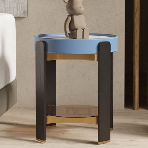 Moira Coffee Table, Sintered Stone & Rubber Wood - Image 3