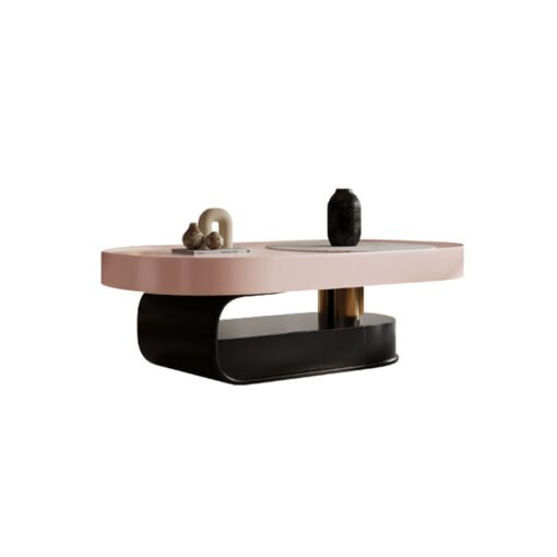 Tessa Coffee Table, With storage, Pink - Image 6