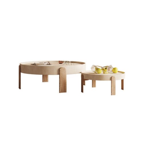Merle Nesting Coffee Table Set, Wooden - Image 6