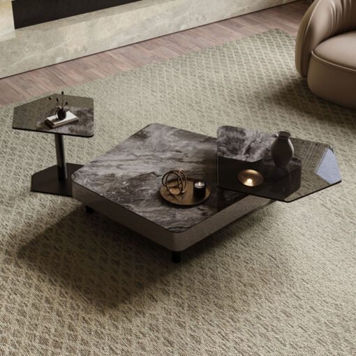 Arya Nesting Coffee table, Black - Image 3