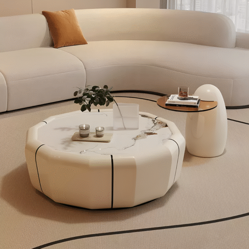 Clara Round Coffee Table Set - Image 2