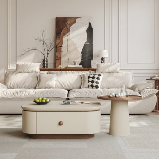 Meer Rectangle Coffee Table Set With Storage - Image 3