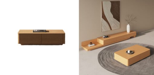 Cassarah Rectangle Coffee Table, Cassarah Sideboard, Wood - Image 5