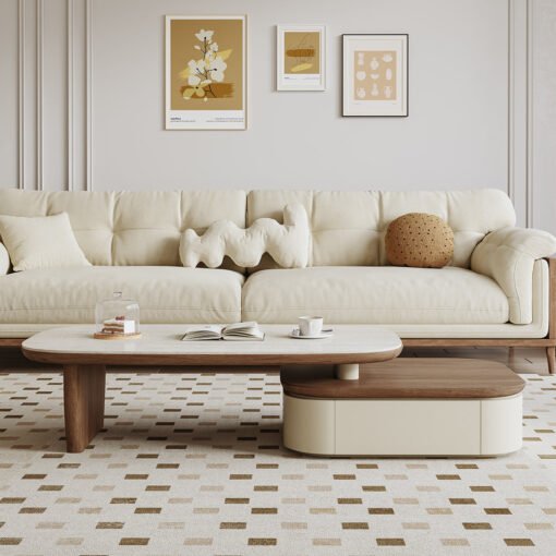 Elbaz Extendable Coffee Table Set With Storage - Image 3