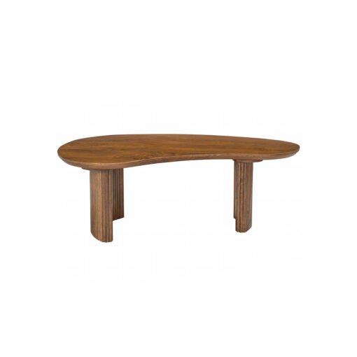Aragon Curved Wood Coffee Table - Image 4