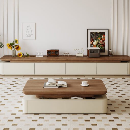 Wexler Extendable Coffee Table With Storage - Image 4