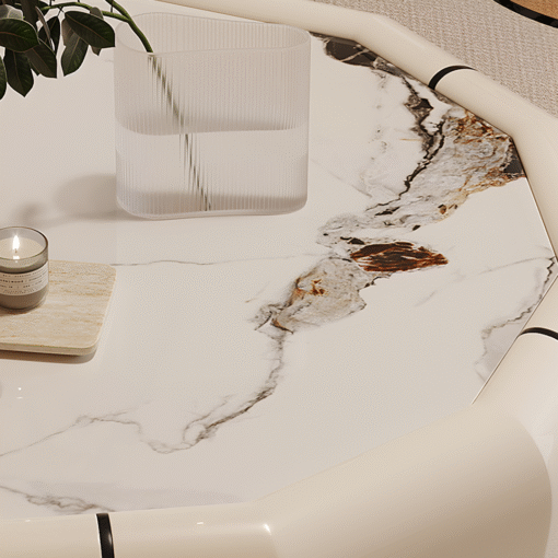 Clara Round Coffee Table Set - Image 4