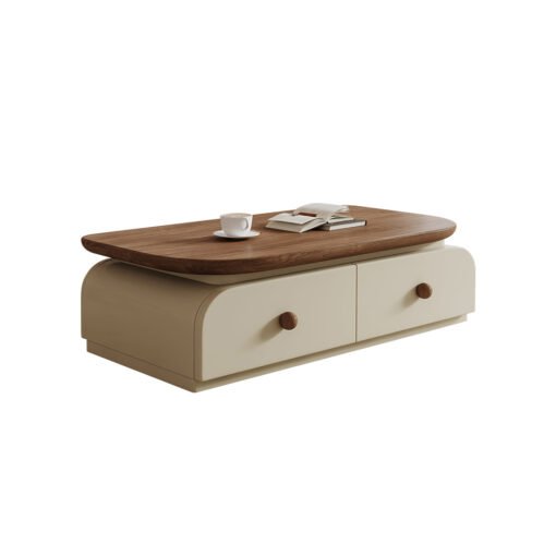 Uddin Rectangle Coffee Table With Storage - Image 6