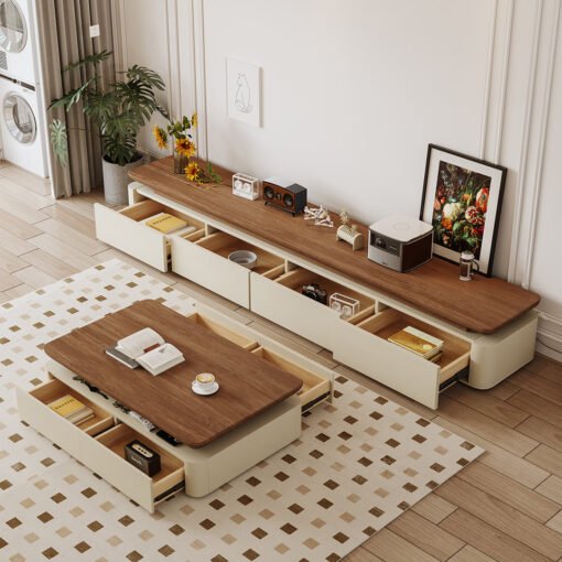 Wexler Extendable Coffee Table With Storage - Image 6