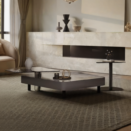 Arya Nesting Coffee table, Black