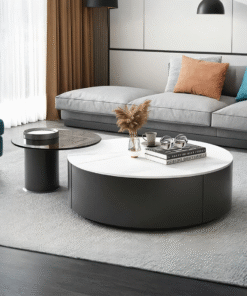 Lionel Round Nesting Coffee Table Set