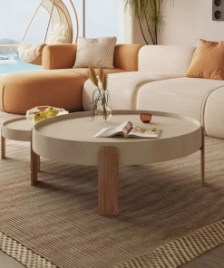 Merle Nesting Coffee Table Set, Wooden