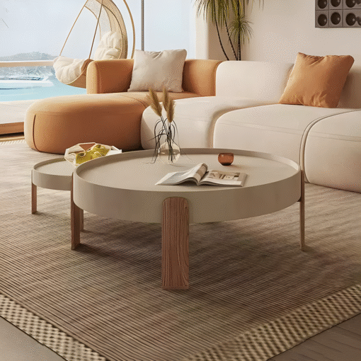Merle Nesting Coffee Table Set, Wooden