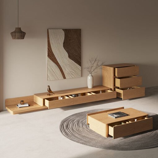 Cassarah Rectangle Coffee Table, Cassarah Sideboard, Wood - Image 4