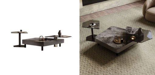 Arya Nesting Coffee table, Black - Image 6